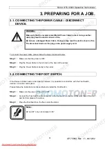 Предварительный просмотр 31 страницы Muton Falcon II RJ-8000 Operation Instructions Manual