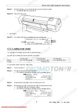 Предварительный просмотр 44 страницы Muton Falcon II RJ-8000 Operation Instructions Manual