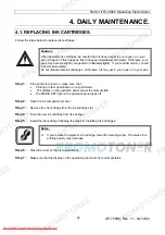 Предварительный просмотр 49 страницы Muton Falcon II RJ-8000 Operation Instructions Manual