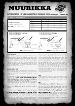 Предварительный просмотр 6 страницы MUURIKKA 54410020 Manual