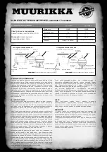 Предварительный просмотр 8 страницы MUURIKKA 54410020 Manual