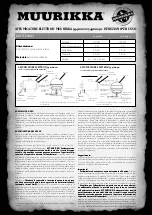 Предварительный просмотр 18 страницы MUURIKKA 54410020 Manual