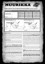 Предварительный просмотр 20 страницы MUURIKKA 54410020 Manual