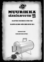 Предварительный просмотр 1 страницы MUURIKKA PRO Series Instructions Manual