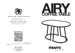 muuto Airy Coffee Table 156157 Aassembly Instructions preview