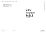 Предварительный просмотр 1 страницы muuto AIRY COFFEE TABLE Manual