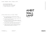 Предварительный просмотр 1 страницы muuto AMBIT WALL L37 Quick Manual