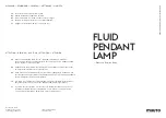 muuto FLUID PENDANT LAMP Manual preview