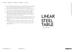 muuto LINEAR STEEL TABLE Assembly Instruction preview