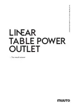 Preview for 1 page of muuto LINEAR TABLE POWER OUTLET Assembly Instruction