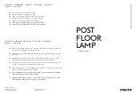 muuto POST FLOOR LAMP Assembly Instructions preview