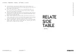 muuto RELATE SIDE TABLE Manual preview