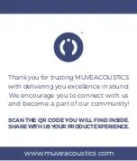 Preview for 1 page of MUVEACOUSTICS EDGE User Manual And Warranty