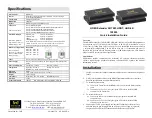 MuxLab 100509 Quick Installation Manual preview