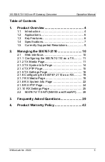 Предварительный просмотр 3 страницы MuxLab 3G-SDI ST2110 Operation Manual