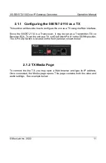 Предварительный просмотр 11 страницы MuxLab 3G-SDI ST2110 Operation Manual