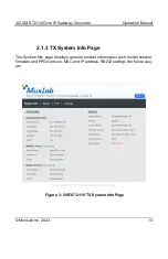 Предварительный просмотр 14 страницы MuxLab 3G-SDI ST2110 Operation Manual