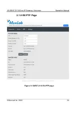 Предварительный просмотр 24 страницы MuxLab 3G-SDI ST2110 Operation Manual