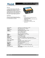 Preview for 1 page of MuxLab 500088 Quick Start Manual