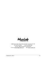 Preview for 16 page of MuxLab 500216 Installation Manual