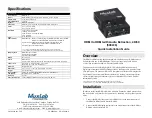 Preview for 1 page of MuxLab 500436 Quick Installation Manual