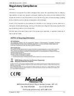 Предварительный просмотр 16 страницы MuxLab 500441 Installation Manual