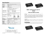 MuxLab 500453 Quick Installation Manual preview