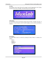 Предварительный просмотр 20 страницы MuxLab 500470 Installation Manual