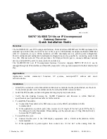 Preview for 1 page of MuxLab 500767 Series Quick Installation Manual