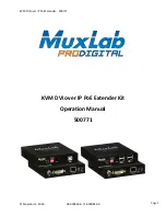 MuxLab 500771 Operation Manual preview
