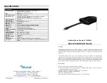 MuxLab MuxMeet Share Dongle-U1 Quick Installation Manual preview