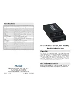 Preview for 1 page of MuxLab Prodigital DisplayPort 1.2A Quick Installation Manual