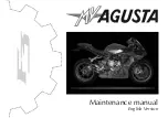 Предварительный просмотр 88 страницы MV Agusta 2011 F3 675 Maintenace Manual