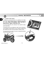 Предварительный просмотр 12 страницы MV Agusta F4 BRUTALE Use And Maintenance Manual