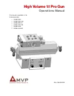 MVP HVDG-2000 Operation Manual предпросмотр