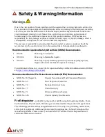 Preview for 4 page of MVP HVDG-2000 Operation Manual