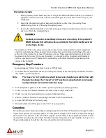 Preview for 14 page of MVP INV-PAT-7-BPO Operation Manual