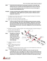 Предварительный просмотр 22 страницы MVP MLM-2000-PUL Operation Manual