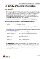 Preview for 4 page of MVP RTM-HVUPS Seires Operation Manual