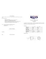 MVVS 6.5-910 - V1.1 User Manual preview