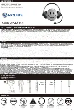 Preview for 2 page of MW MOUNTS Large Ceiling Mount Instruction Manual