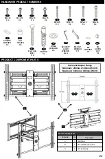 Preview for 3 page of MW MOUNTS Large Full Motion Instruction Manual