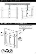 Предварительный просмотр 6 страницы MW MOUNTS Large Full Motion Instruction Manual