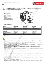 Preview for 5 page of MW TOOLS 722313504 Manual