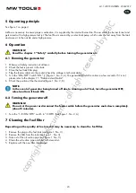 Preview for 20 page of MW TOOLS 722316560 Manual