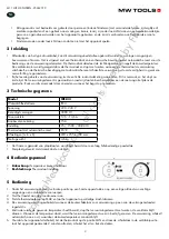 Preview for 3 page of MW TOOLS 722316576 Manual