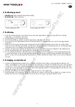 Предварительный просмотр 4 страницы MW TOOLS 722316578 Manual