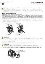 Preview for 13 page of MW TOOLS 724562257 Manual