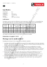 Preview for 3 page of MW TOOLS 754750010 Manual