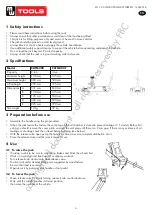 Предварительный просмотр 6 страницы MW TOOLS 754752220 Manual